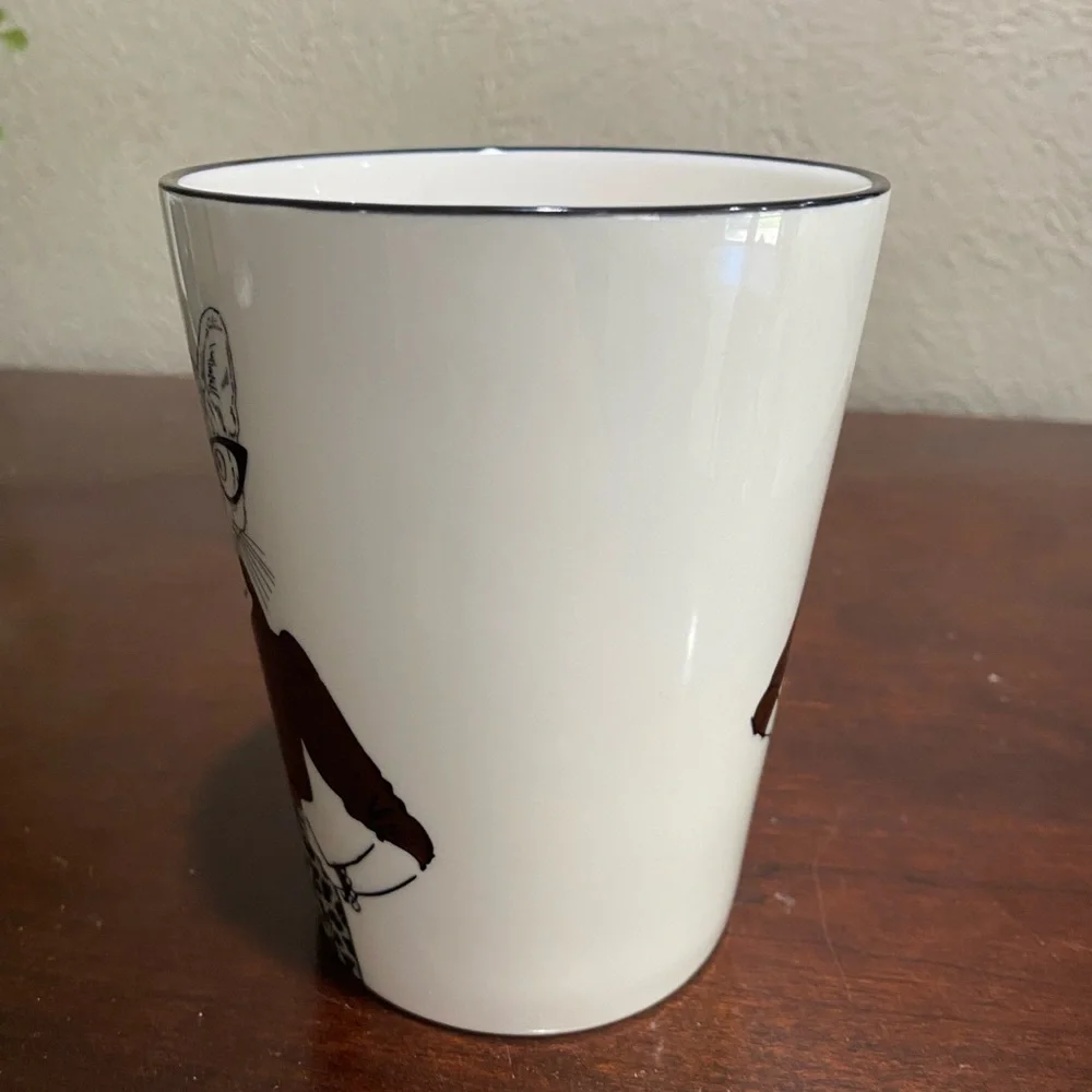 Stylish Office Cat Mug with Black Handle, by Signature - Picture 3 of 7